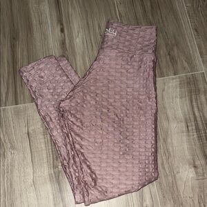 Booty by Brabants Textured Pink Leggings
